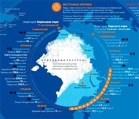 Природные ресурсы Арктики.  Инфографика РСМД