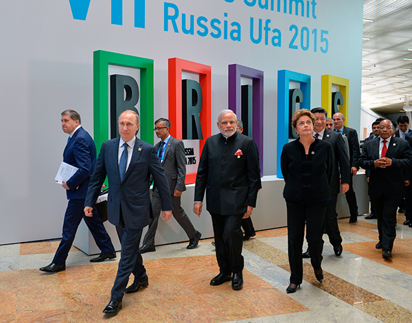 Перед саммитом БРИКС. Фото: Алексей Дружинин / AP
