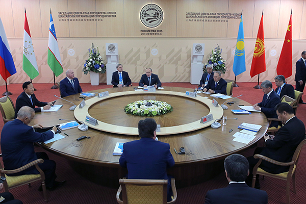 Заседание Совета глав государств-членов ШОС. Фото: AP
