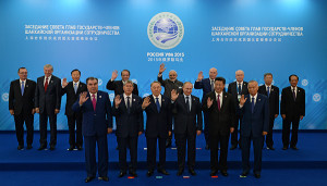 После заседания Совета глав государств-членов ШОС в расширенном составе с участием делегаций. Фото: AP