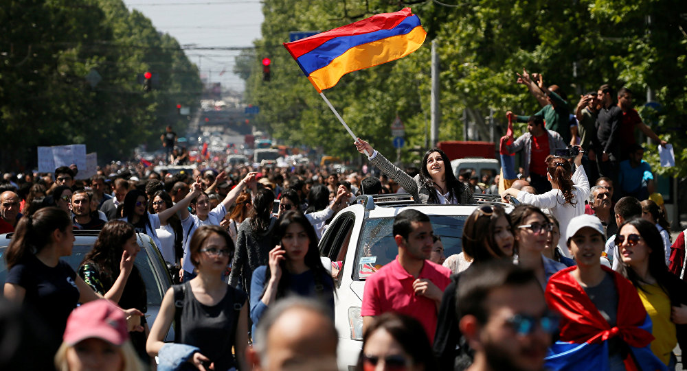 Протестные акции в Армении