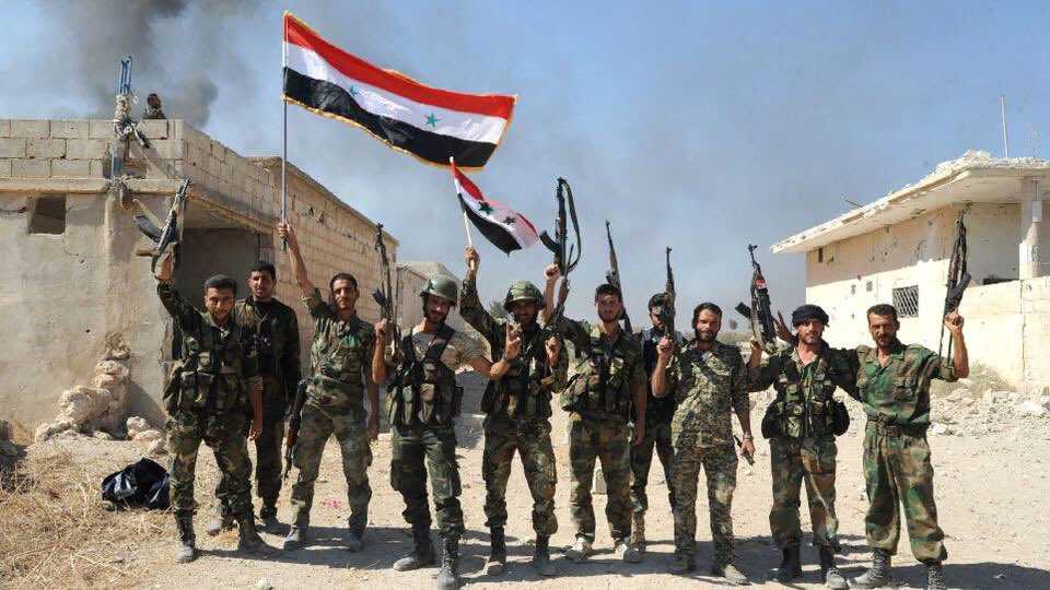 Сирийские военнослужащие в Идлибе.