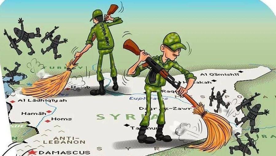 Сирийские войска освобождают районы страны от террористов